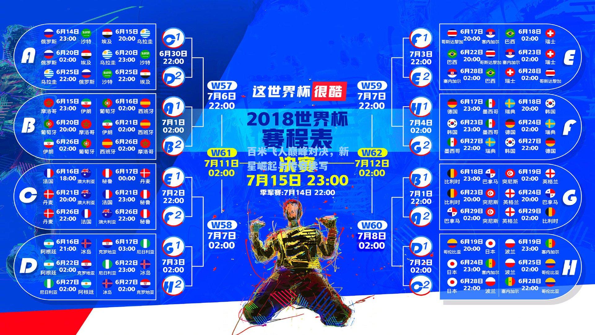 百米飞人巅峰对决，新星崛起与传奇续写